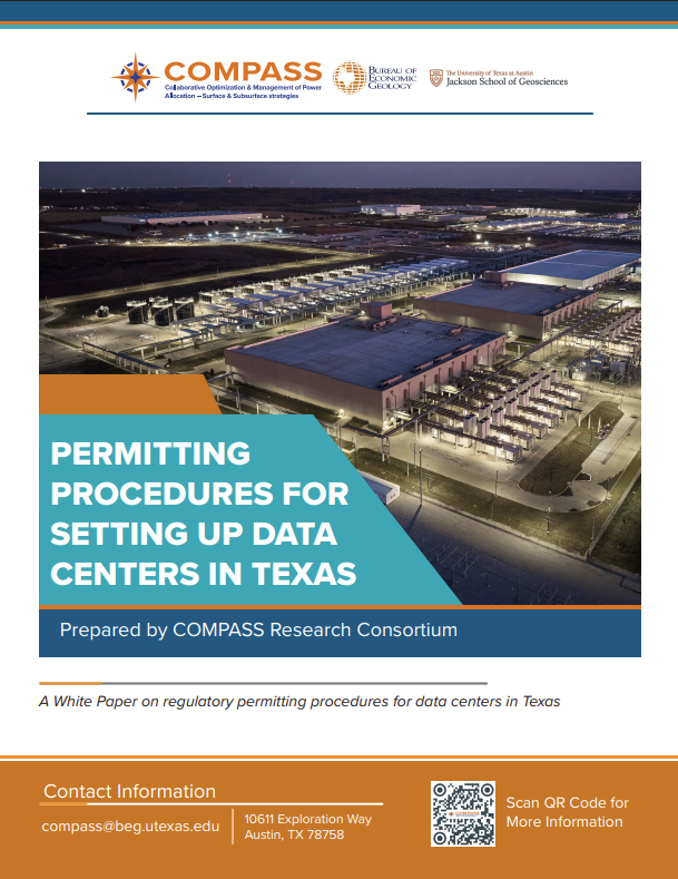 Permitting procedures for setting up data centers in Texas